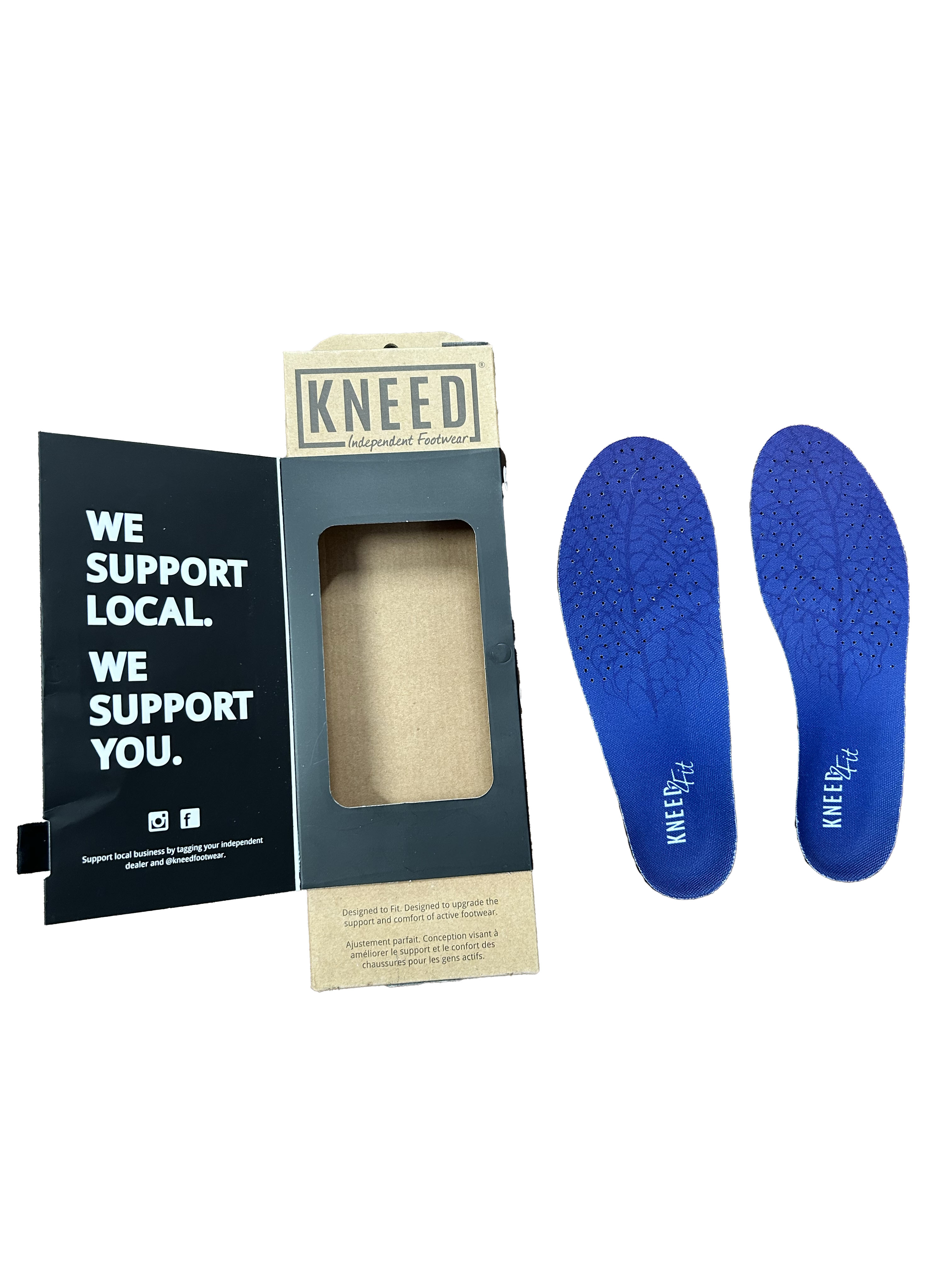 KNEED 2 FIT sole Inserts - size Women's 9 or Men's 7