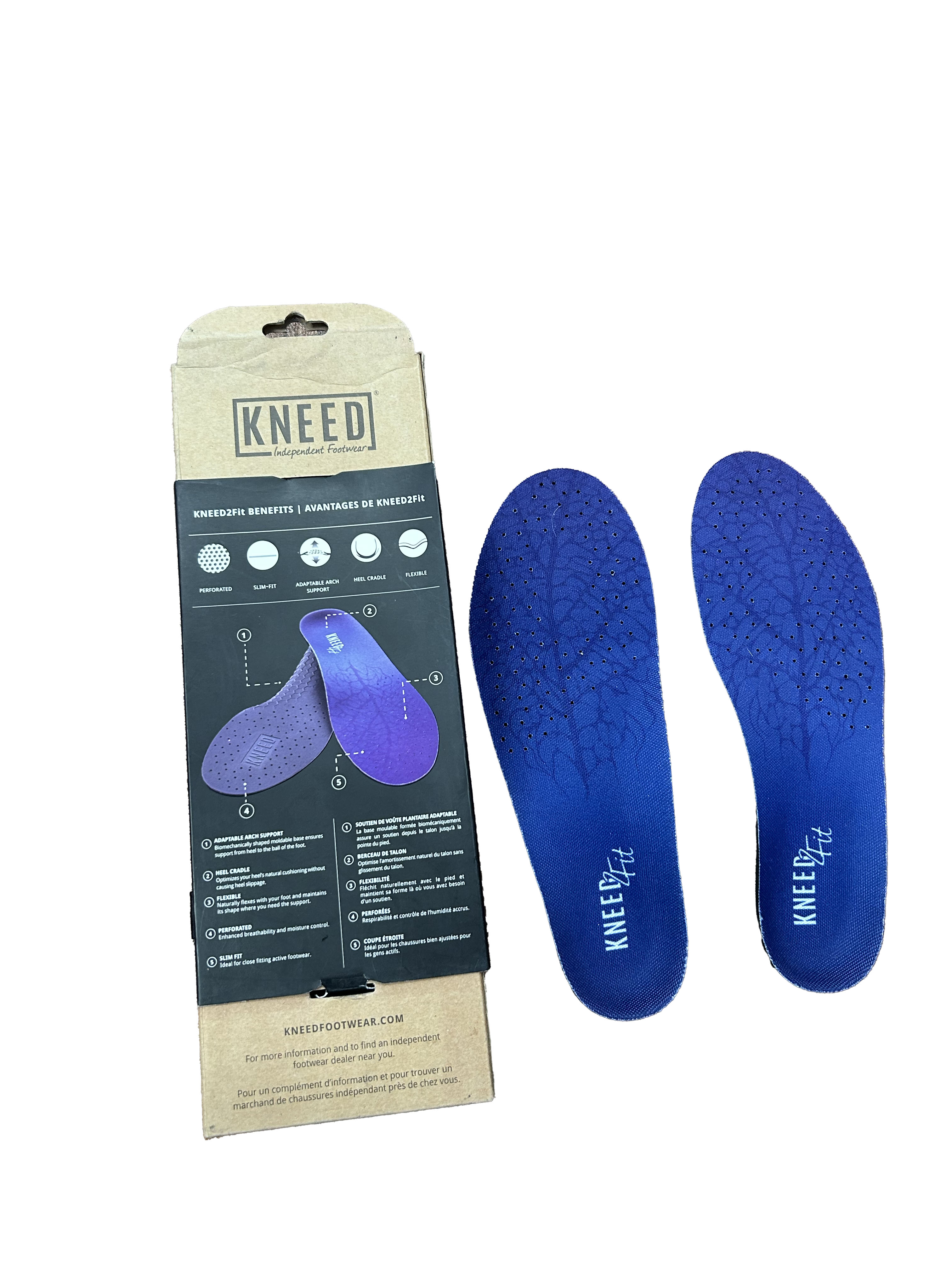 KNEED 2 FIT sole Inserts - size Women's 9 or Men's 7