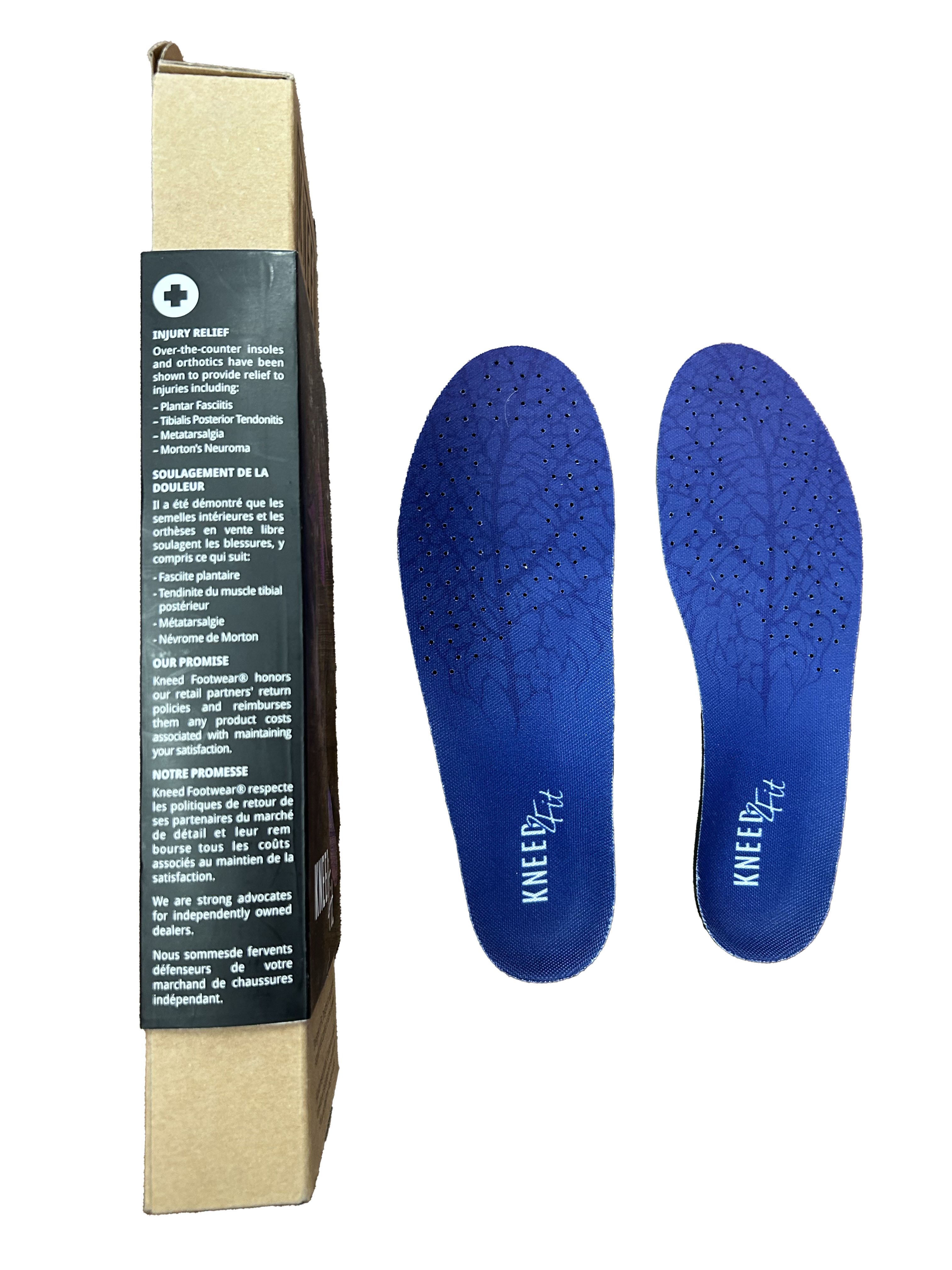 KNEED 2 FIT sole Inserts - size Women's 9 or Men's 7