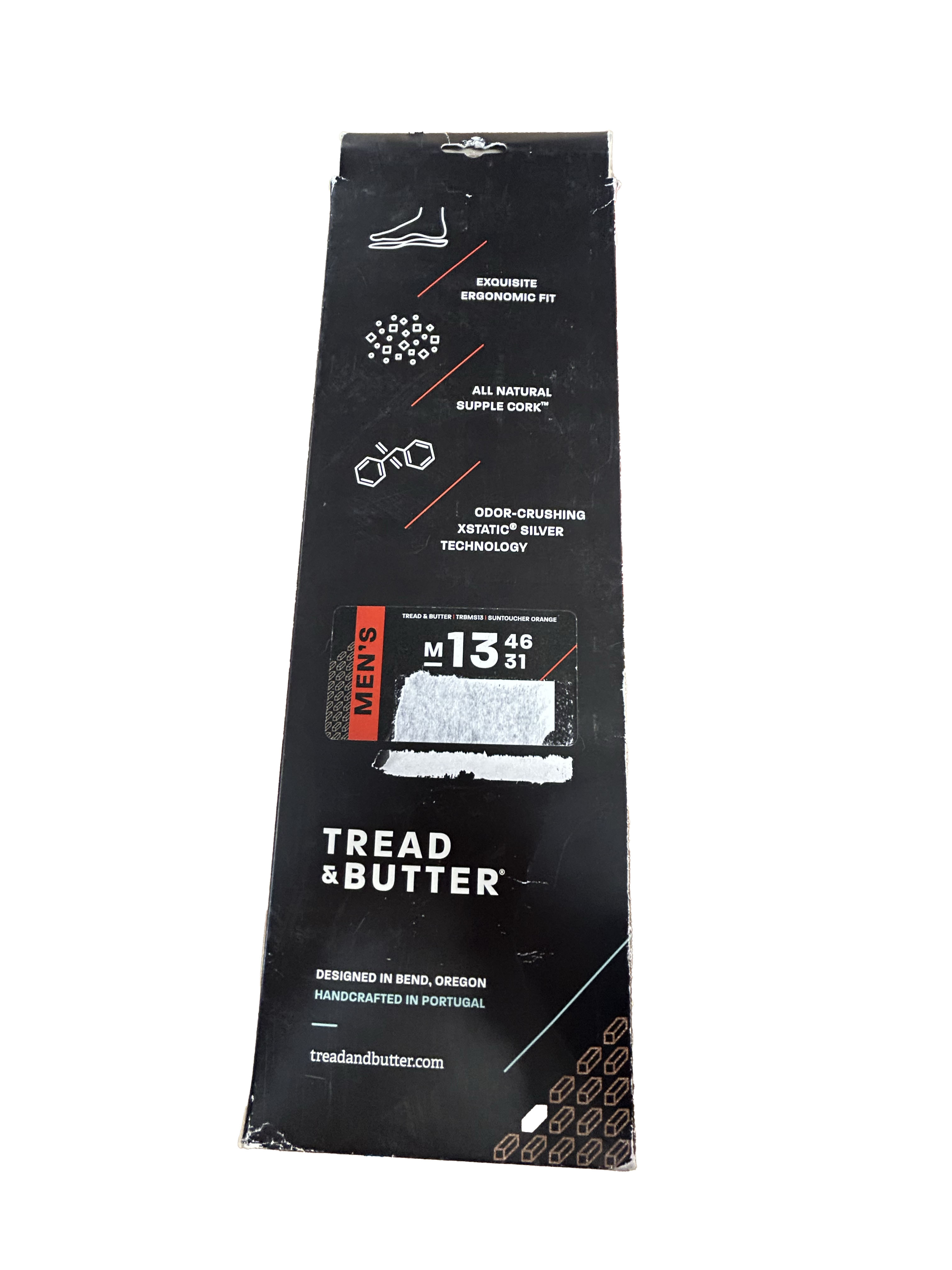 Tread & Butter Suntoucher Low Arch Cork Insoles