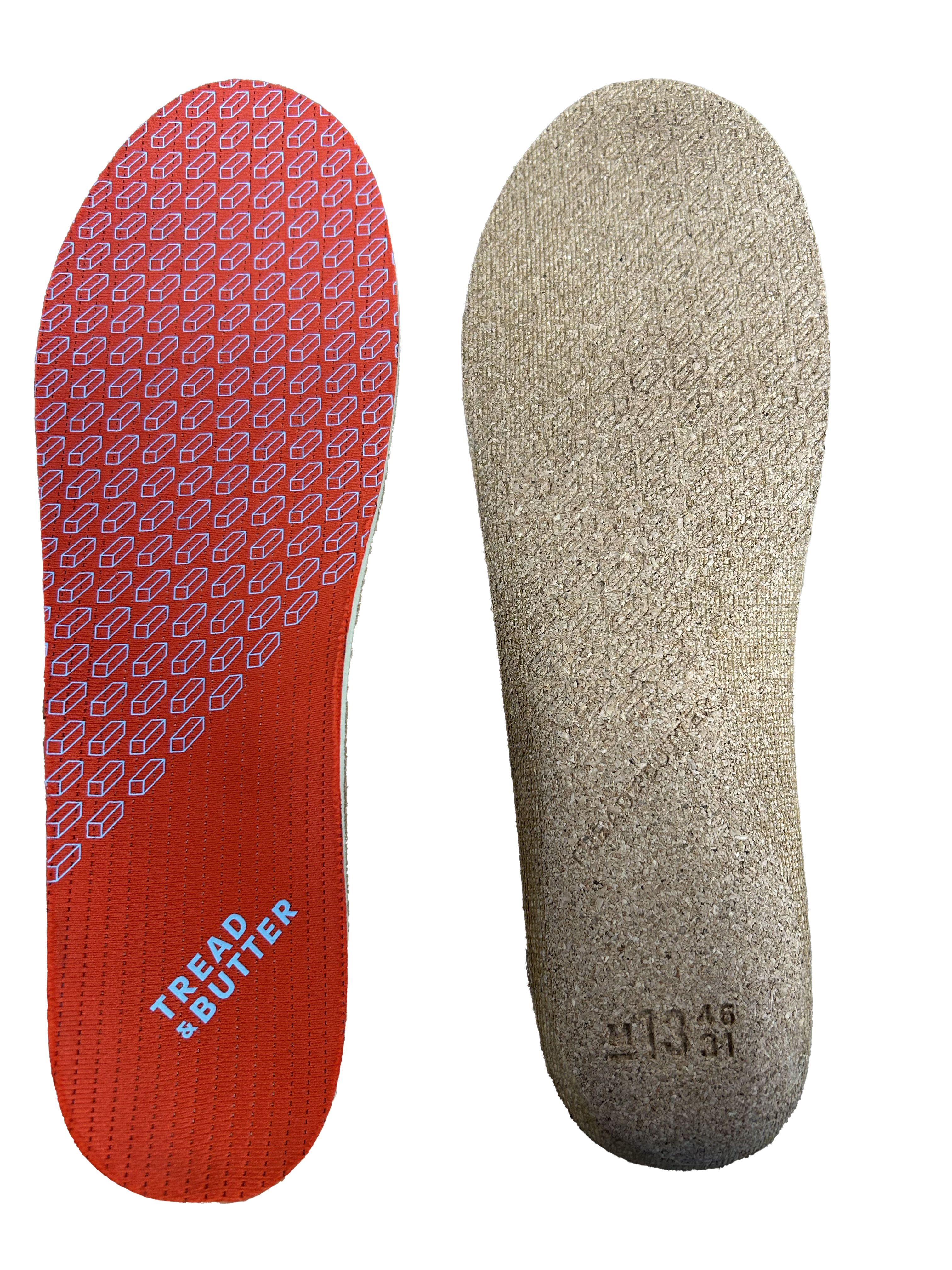 Tread & Butter Suntoucher Low Arch Cork Insoles