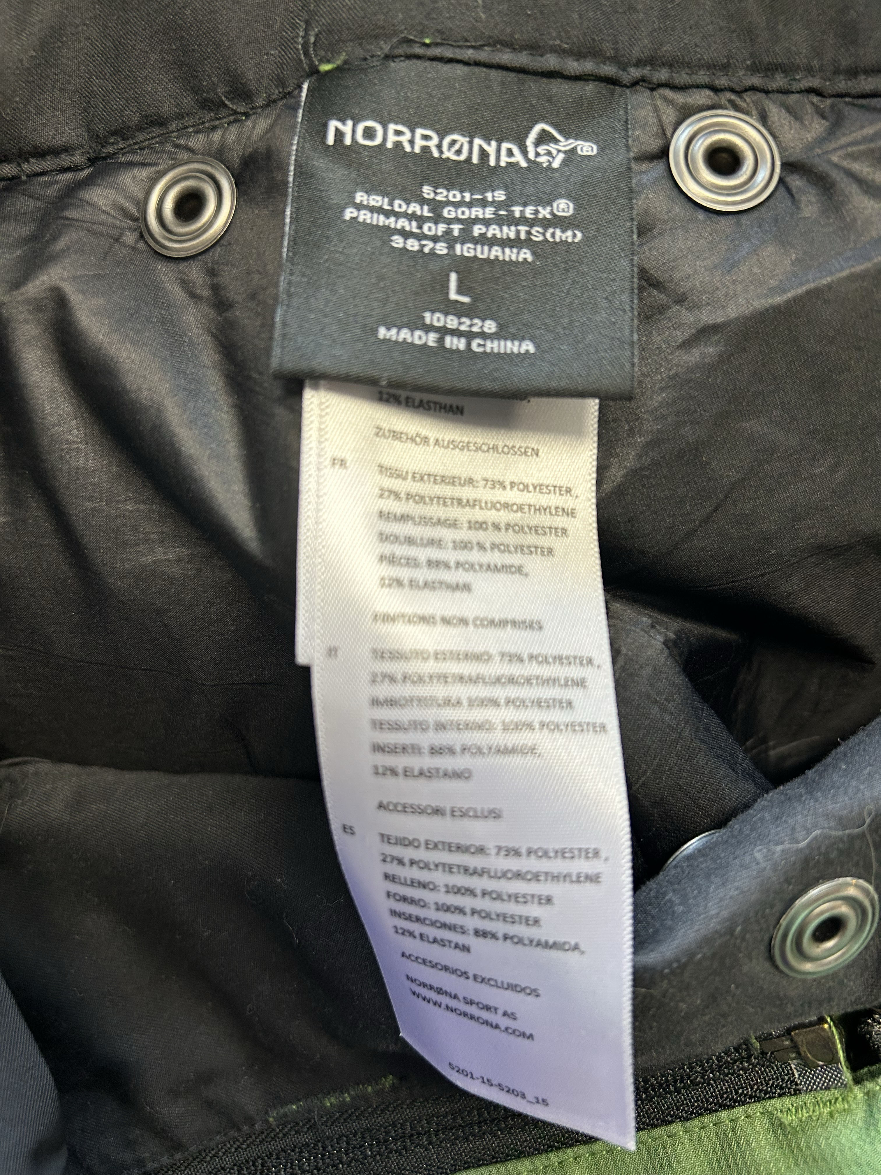 Norrona Roldal ski Pants - Men's Large