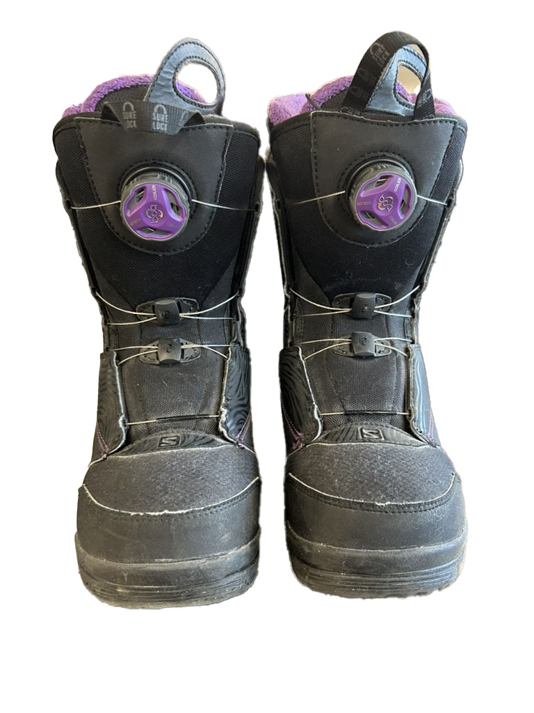 Salomon Pearl Boa zebra Snowboard Boots - Multiple Women's Sizes Avalible