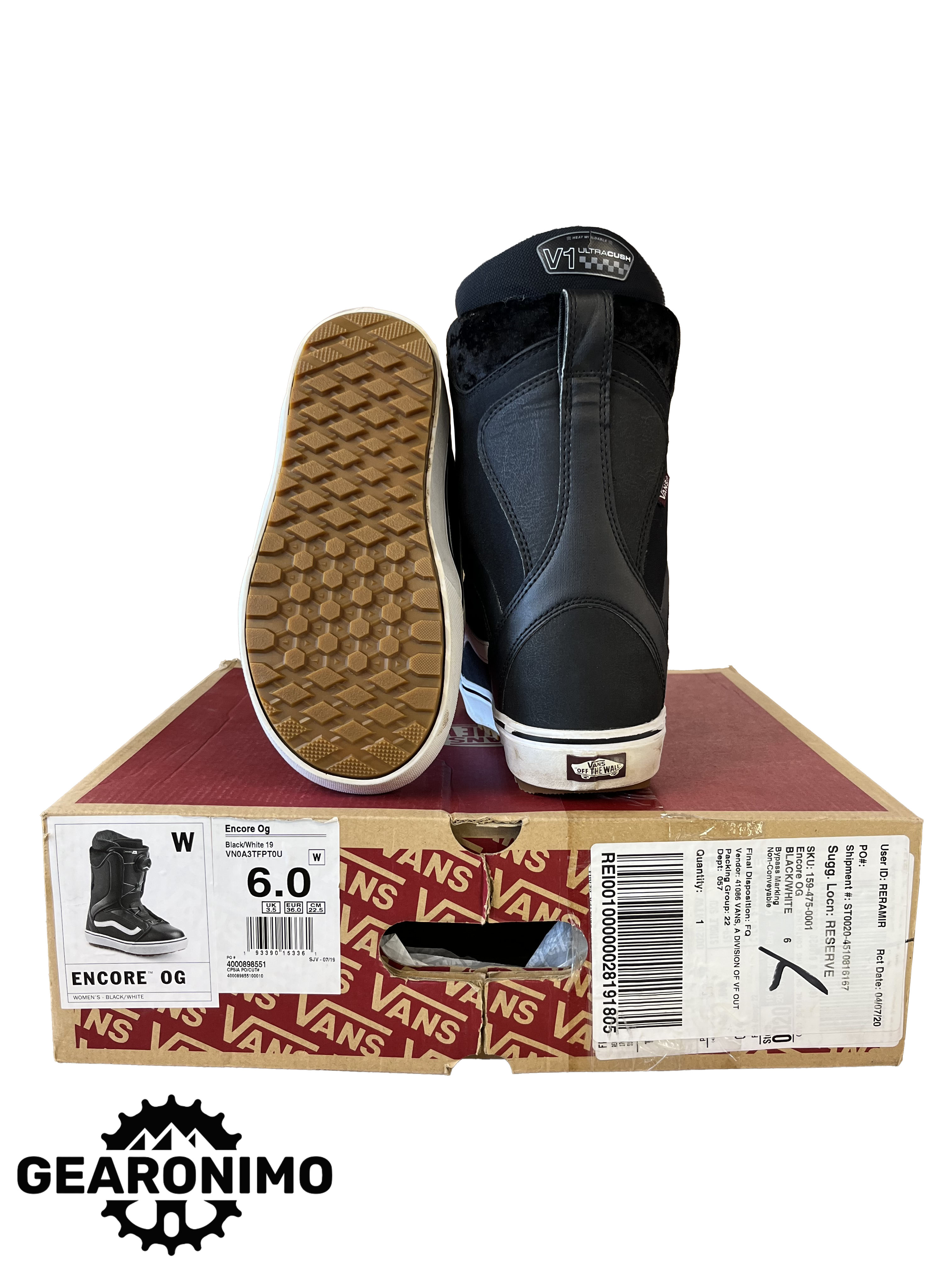 Vans Encore Snowboard Boots - Women's 6