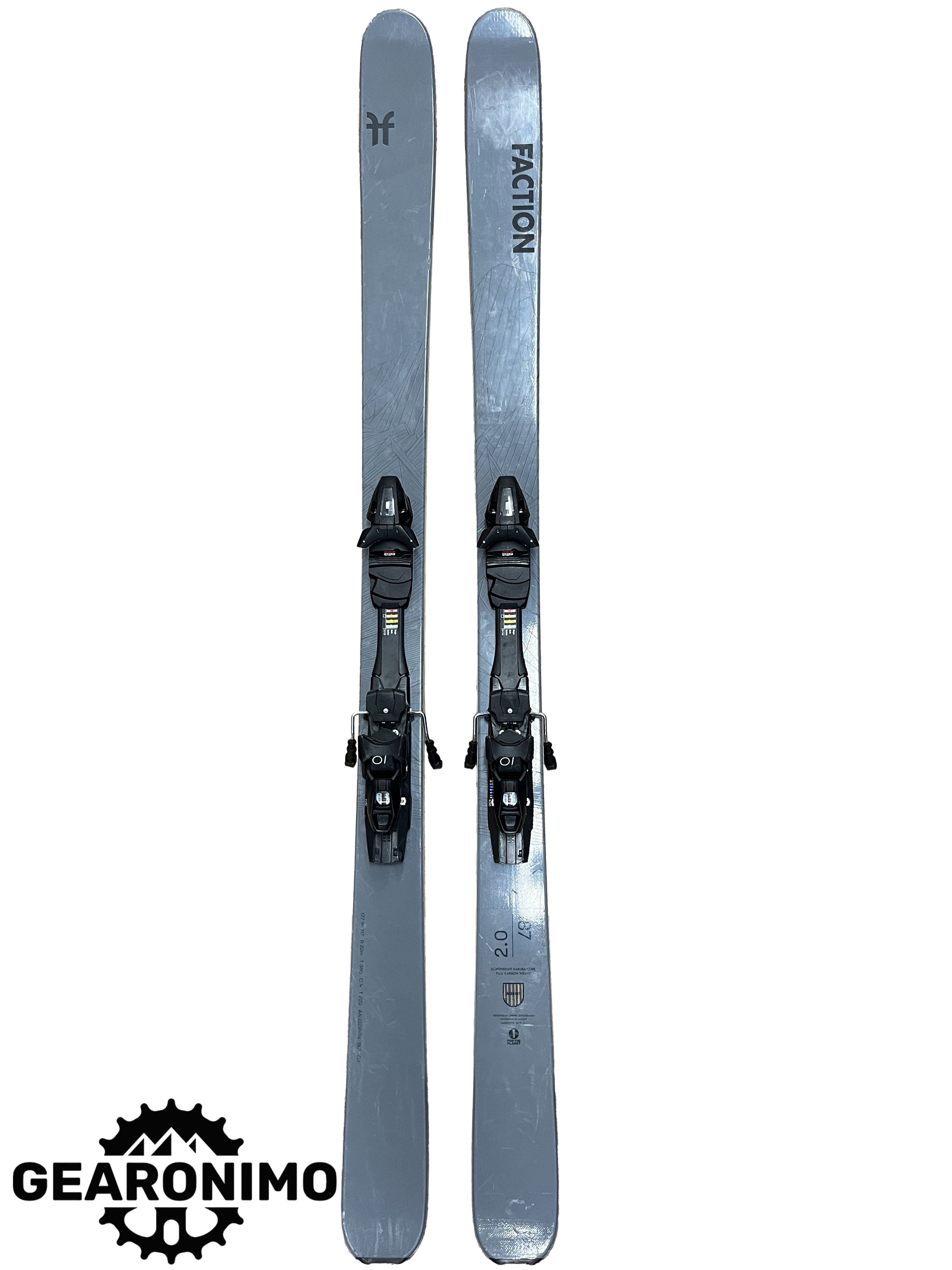 Faction Agent 2.0 Skis (2023)  With Tyrolia SP 10 Binding - 187cm
