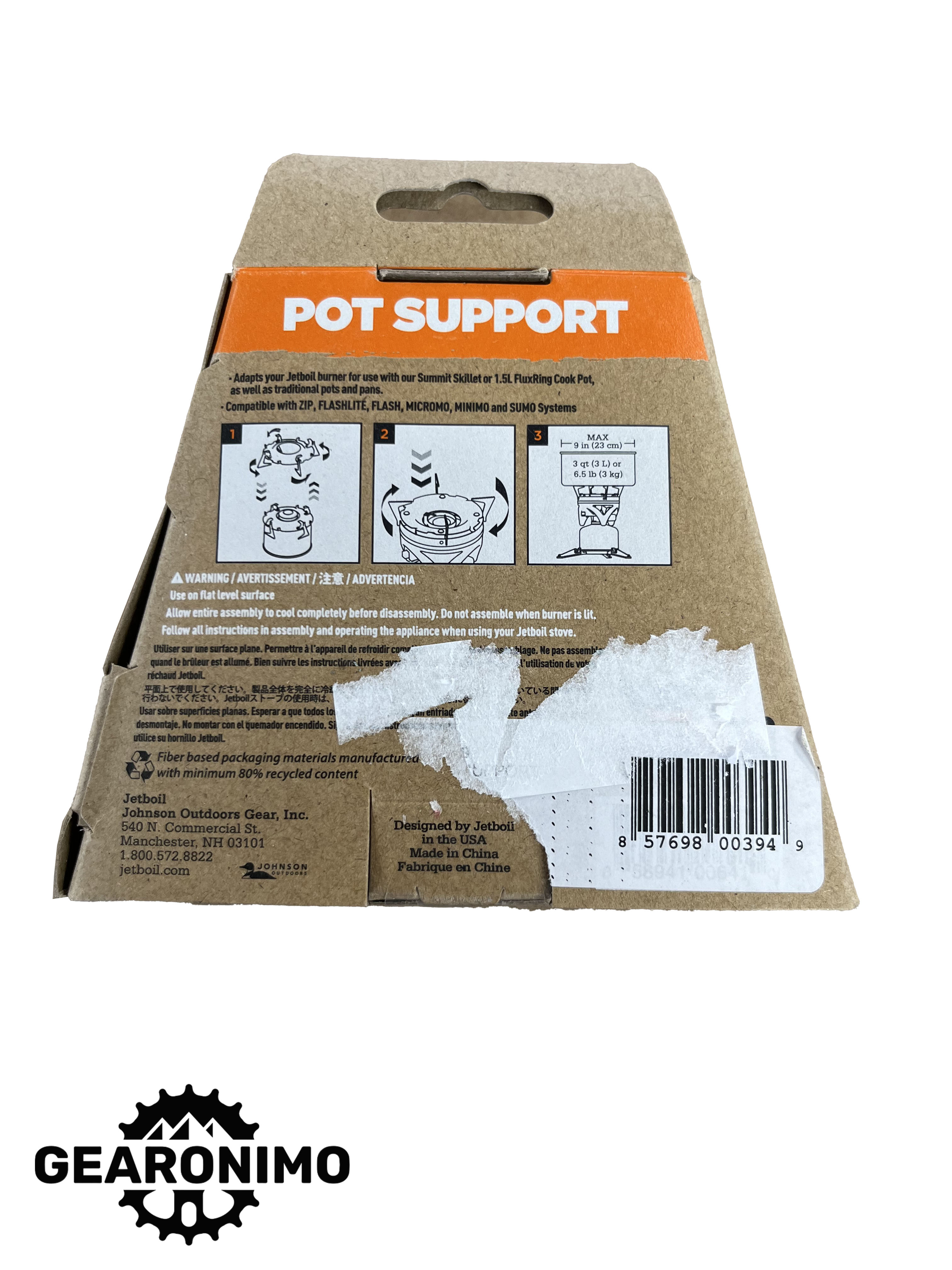 Jet Boil Pot Suport