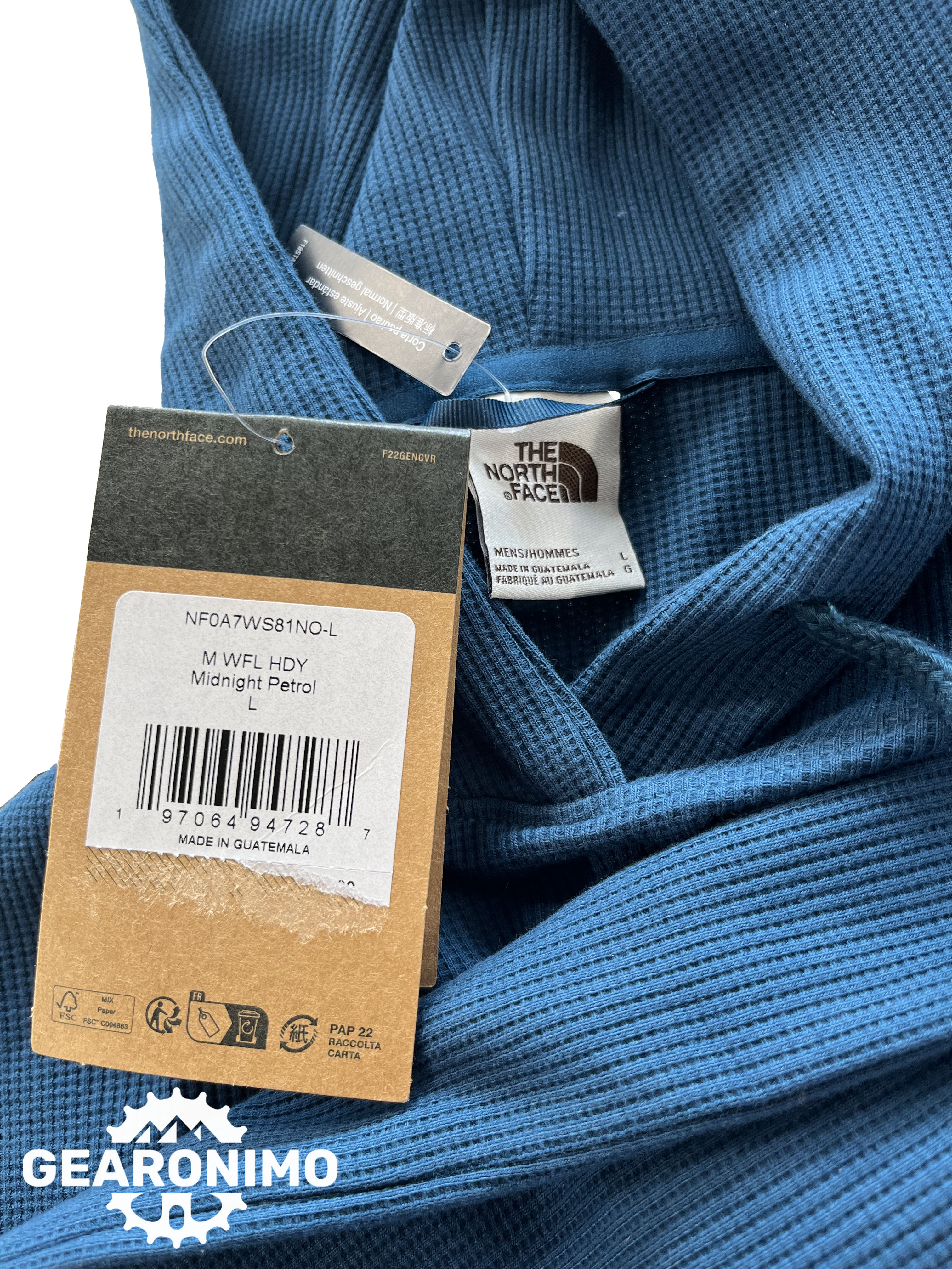 The North Face Waffle Hoody - Men's Large