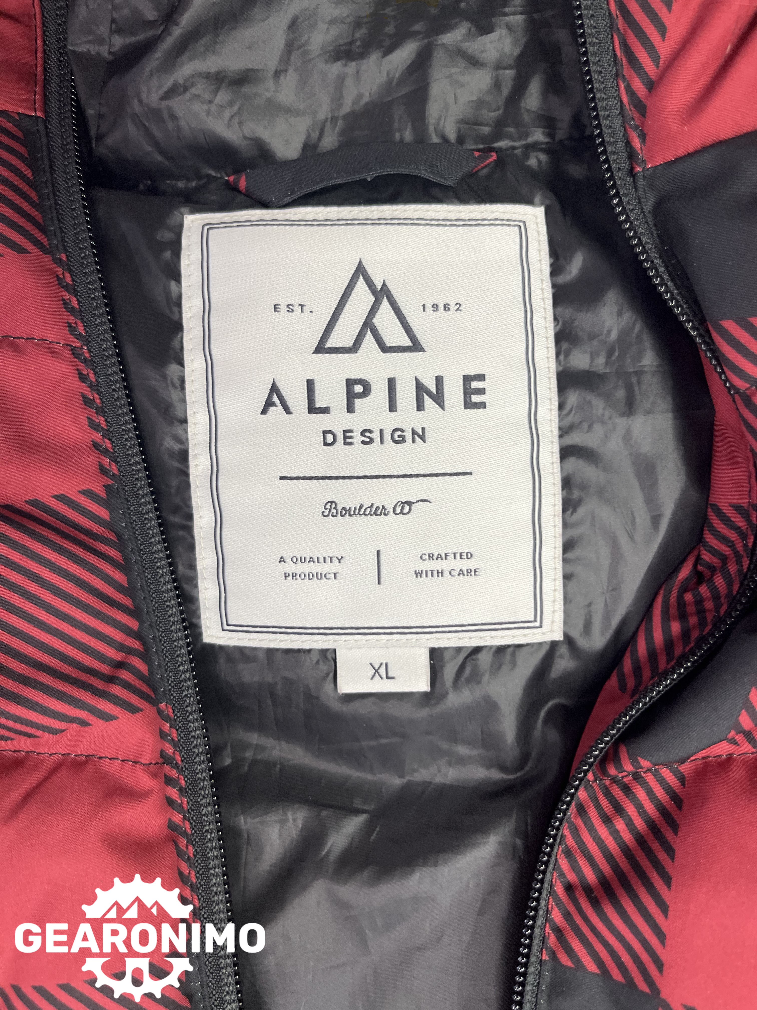 Alpine Design Down Hooded Vest Wmn Xl