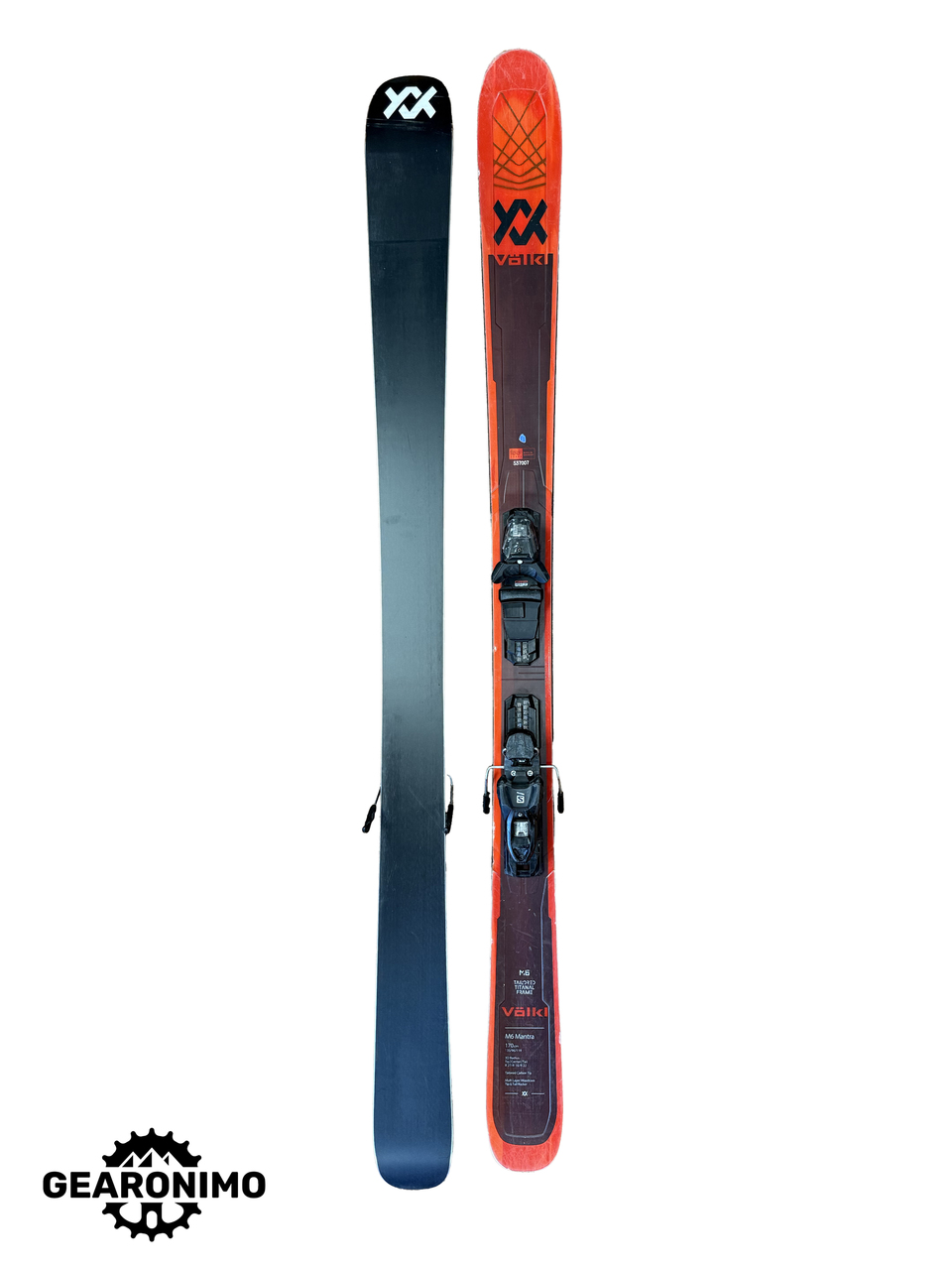 Volkl M6 Mantra 96 Underfoot 170cm w/ Salomon M11 Bindings