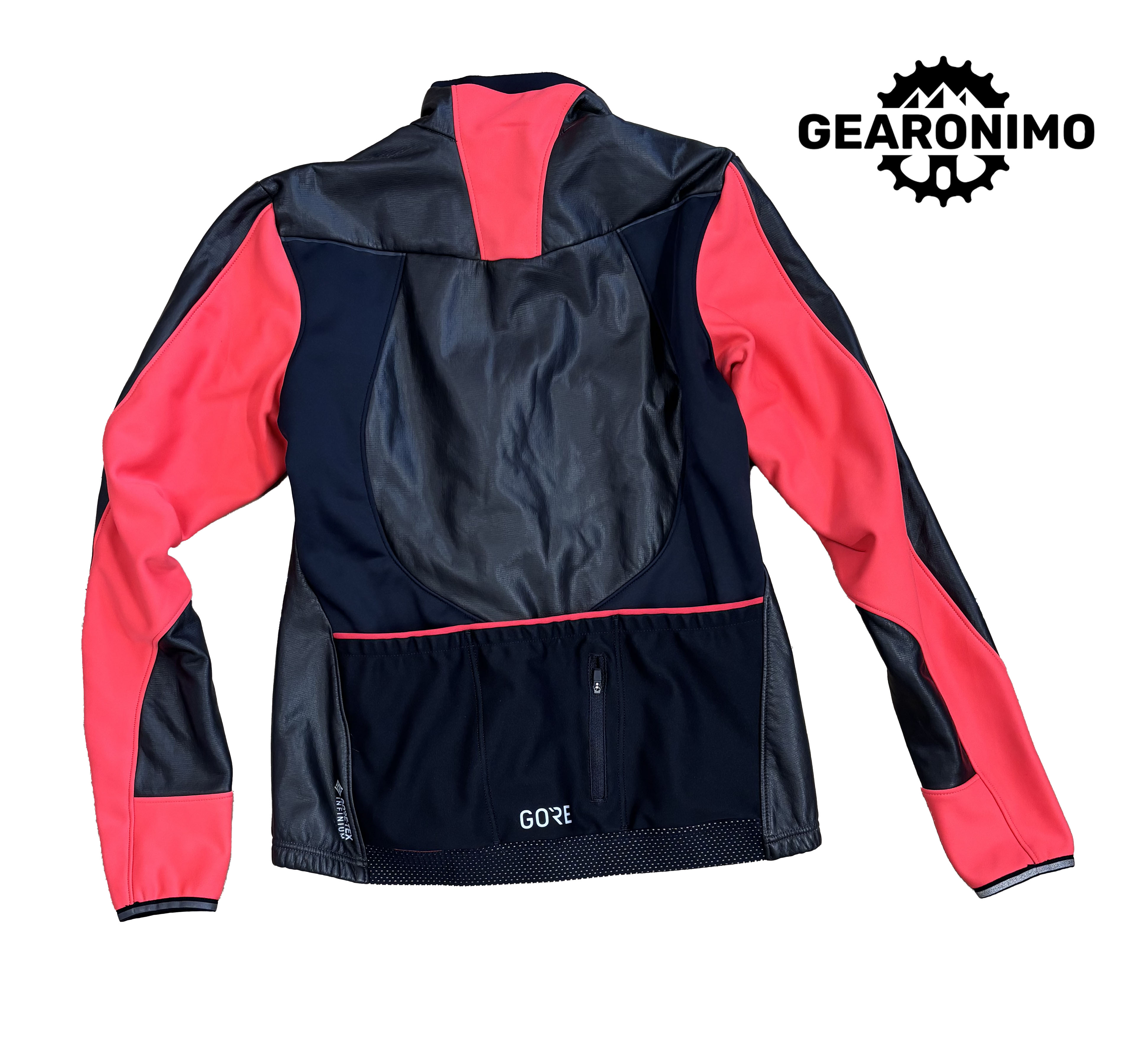 GOREwear Gore-tex Infinium Cycling Jacket - Black/red - Men's Medium