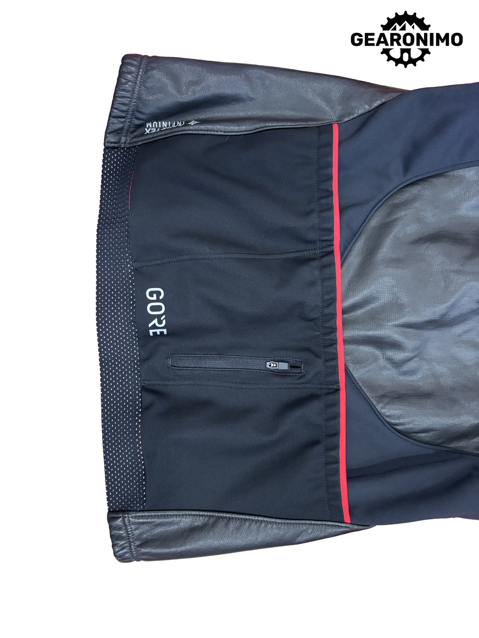 GOREwear Gore-tex Infinium Cycling Jacket - Black/red - Men's Medium