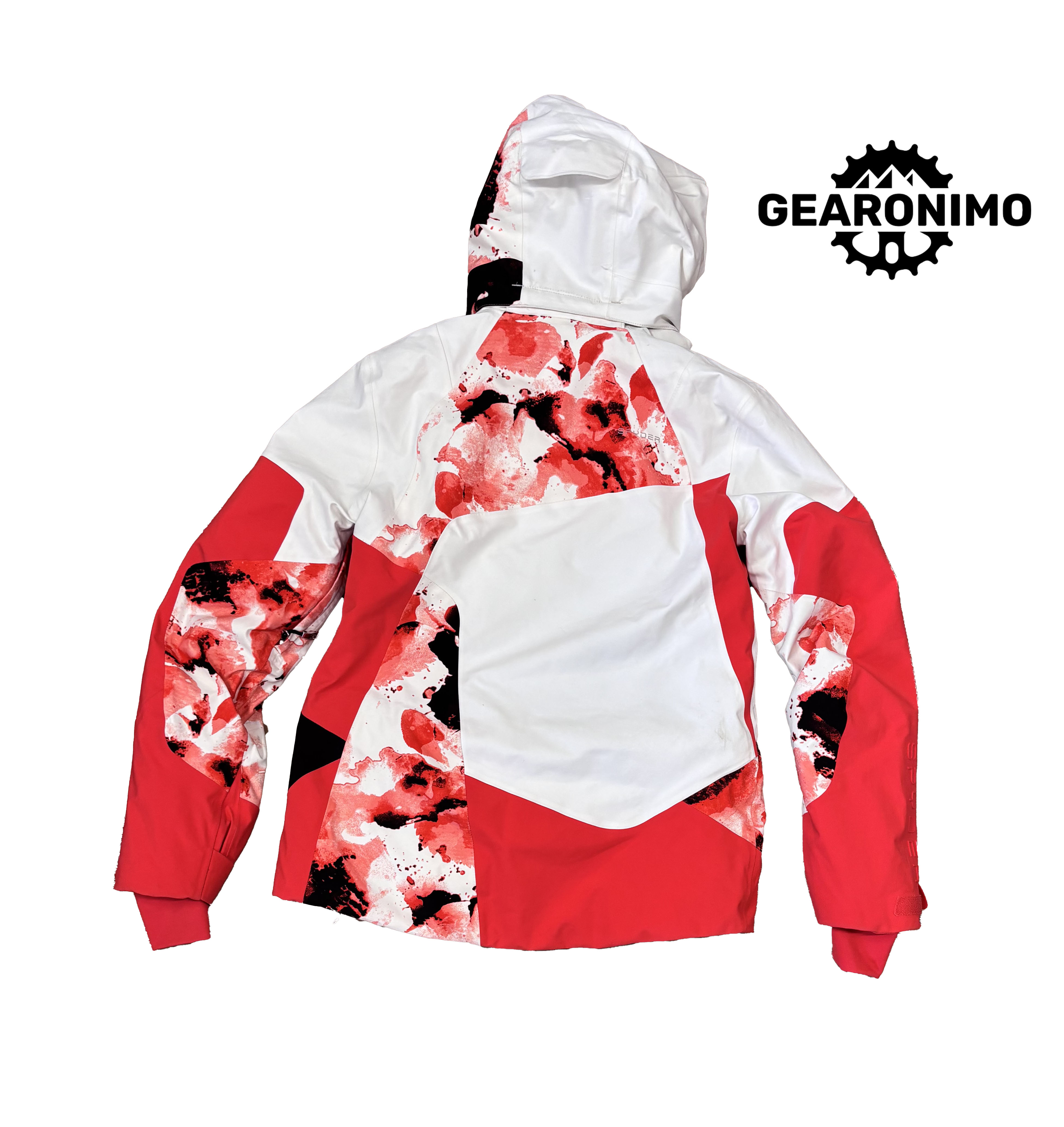 Women’s Spyder Leader GTX Jacket – White/Pink – Size 10 (Medium)