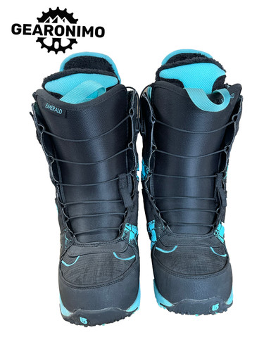 burton emerald snowboard boots womens Women's USED Size 6.5 Gray Purple Last Zone BOA Fit System gives you independent control of the upper and lower boot for a custom Burton Emerald Women's Boot 2011