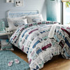 Volkswagen Catch The Waves Campervan Fleece Throw Blanket - Matching Duvet Set and Cushion also available.