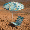 Volkswagen Campervan Blue Beach Parasol - (Chair available to purchase at extra cost)