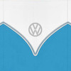 Volkswagen Blue Campervan 5 Pole Windbreak