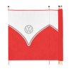 Volkswagen Red Campervan 5 Pole Windbreak