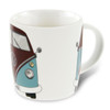 Splitscreen VW Brown & Petrol Blue Campervan Mug