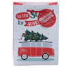 Volkswagen Christmas Campervan Small Gift Bag