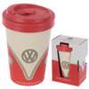 Volkswagen Campervan Bamboo 6 Piece Breakfast Bundle - Red Travel Mug