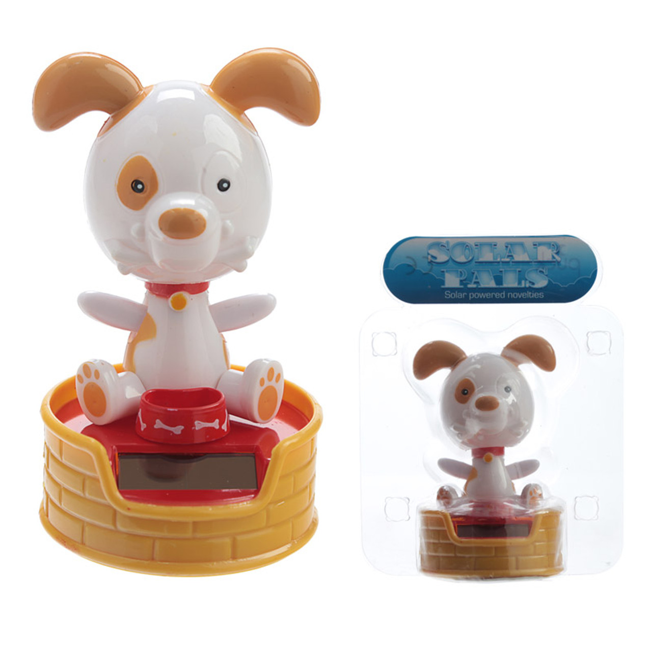 Solar Powered Dancing Dog with a Bowl - CamperVan Gift Limited