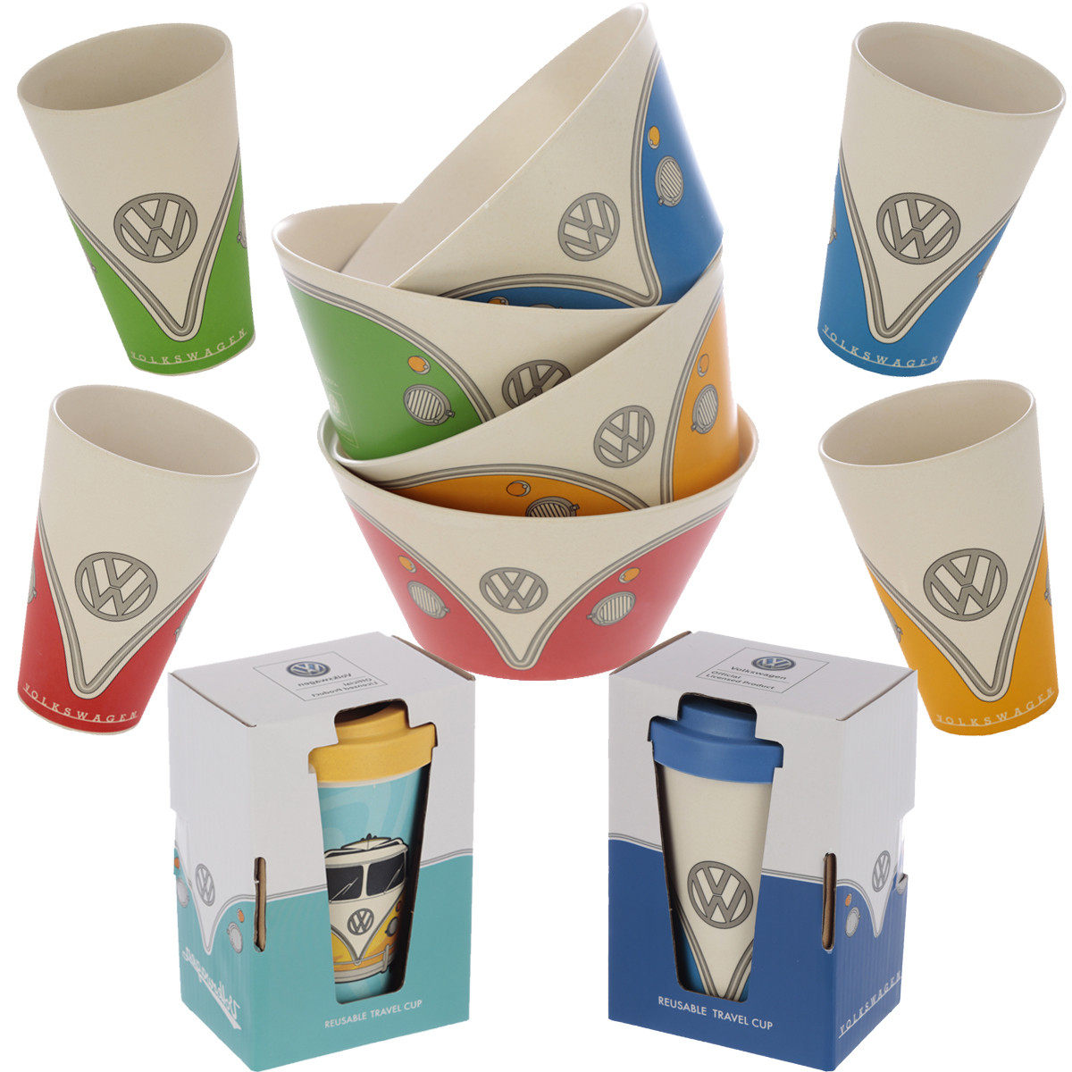 Volkswagen Campervan Bamboo 10 Piece Bargain Bundle A Full