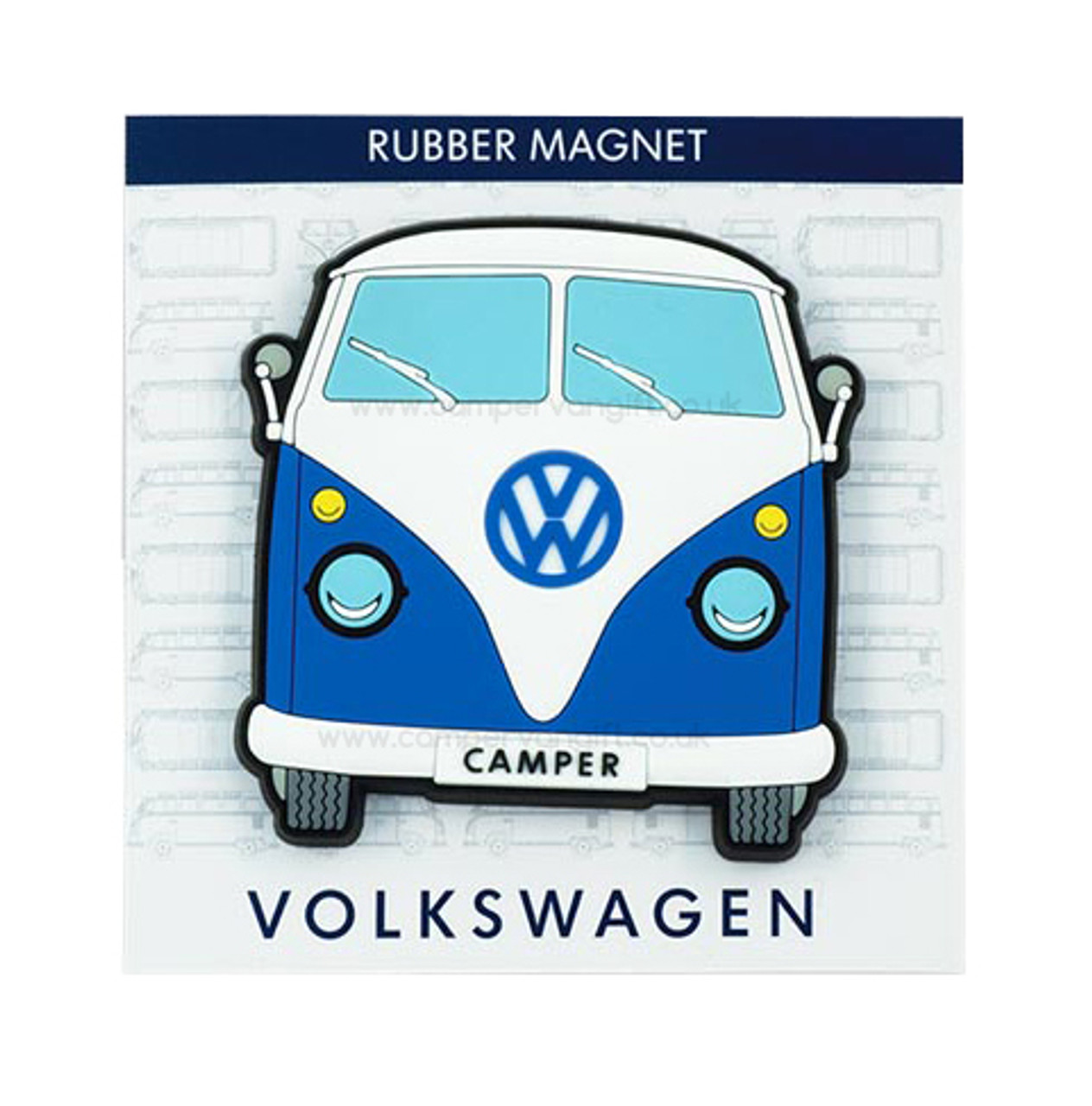 VW Campervan Rubber Fridge Magnet 