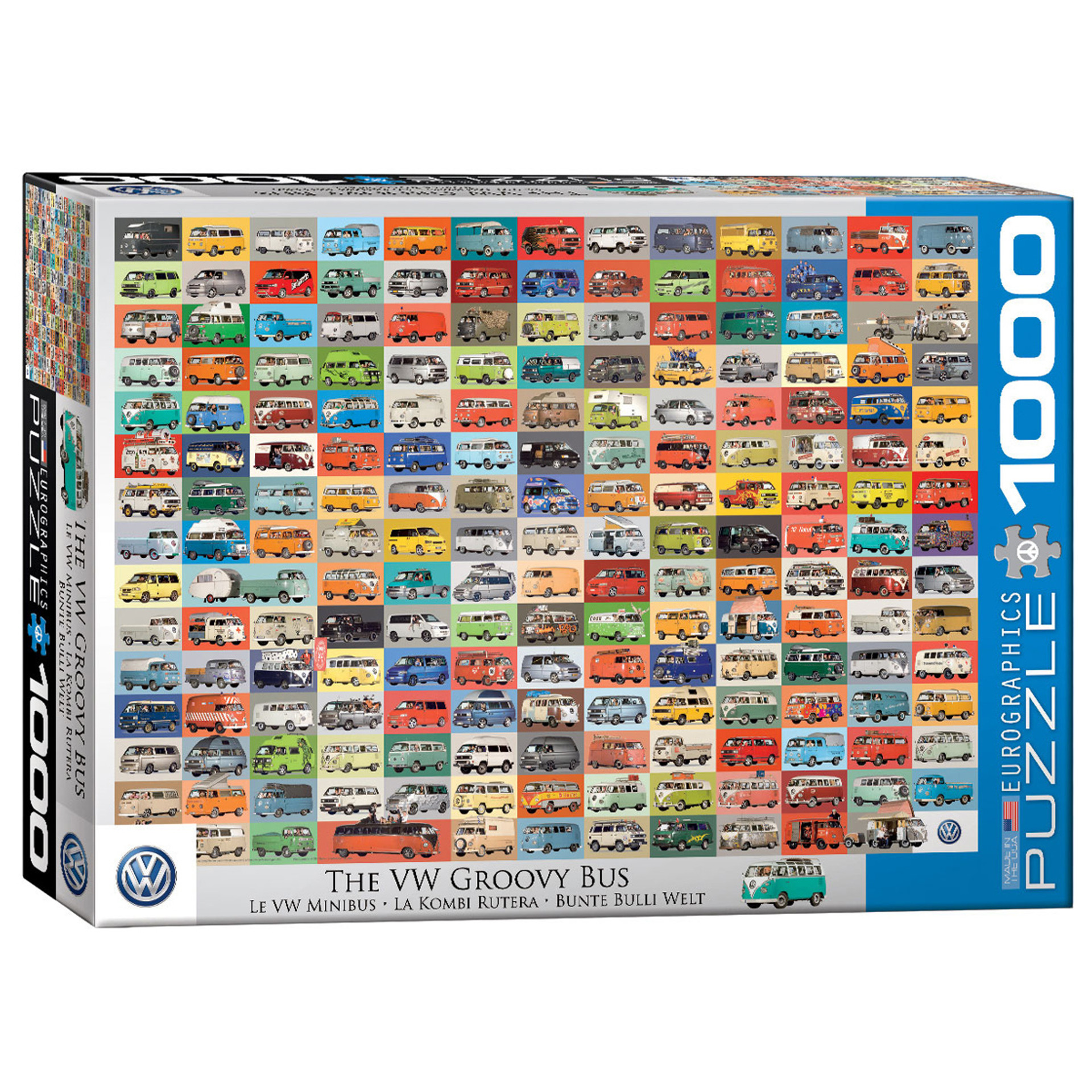 Volkswagen Groovy Bus 1000 Piece Campervan Puzzle Volkswagen Groovy Bus 1000 Piece Campervan Puzzle