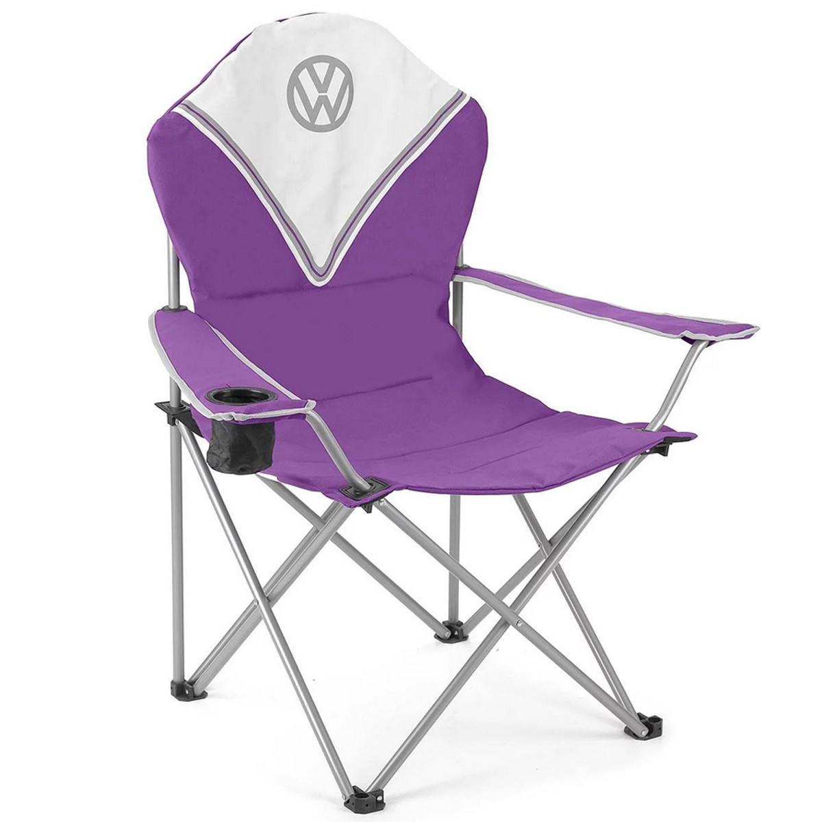 Volkswagen Purple Campervan Deluxe Camping Chair Luxury comfort in