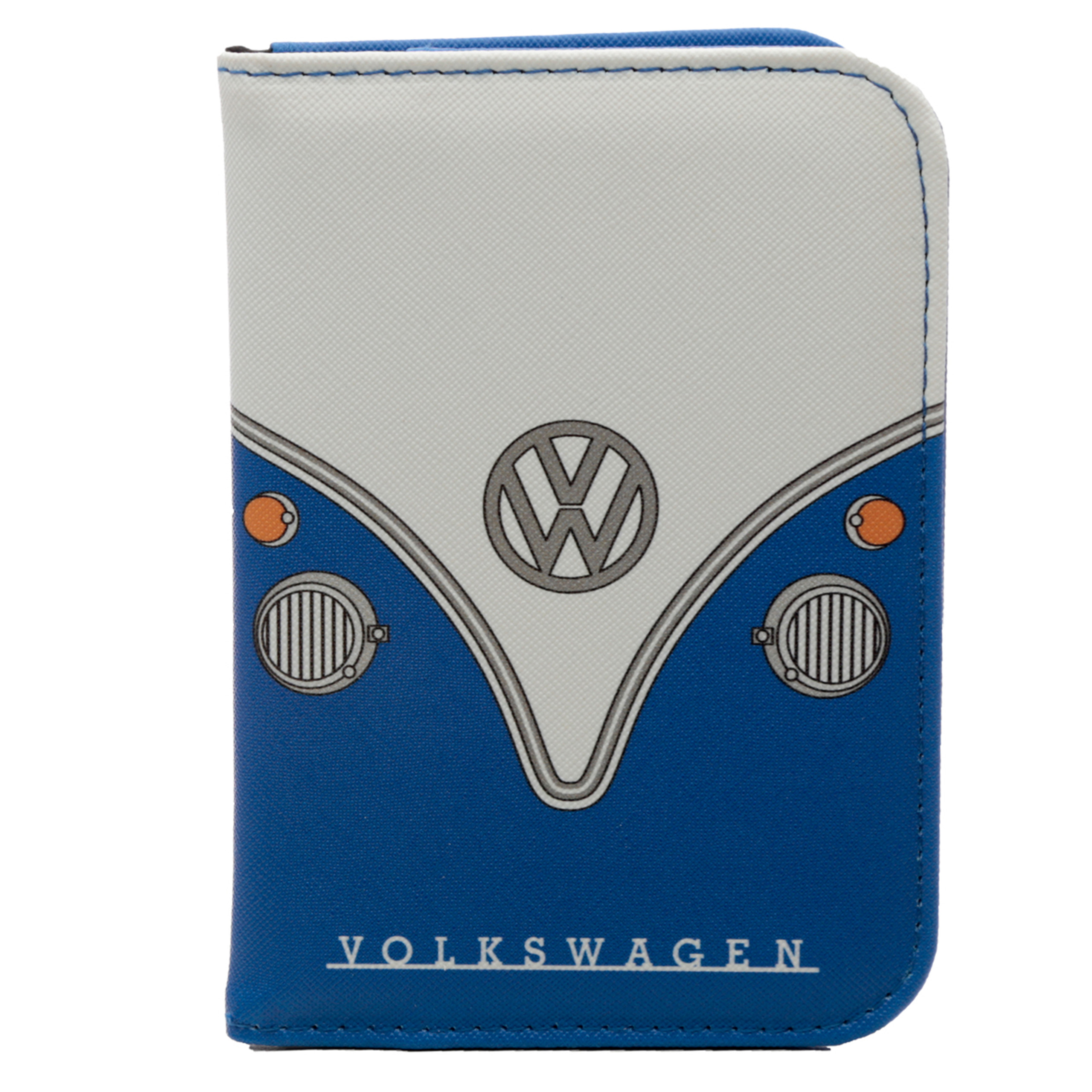 Volkswagen Blue Campervan Passport & Luggage Tag Set - Travel in Style