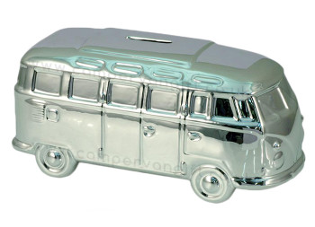 Chrome VW Campervan Money Box