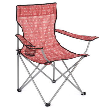 Volkswagen Campervan Red Beach Folding Camping Chair