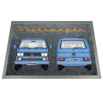 Blue T25 Window Front & Rear VW Campervan Doormat