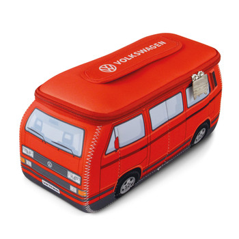 VW Red T25 Campervan Universal Neoprene Wash Bag VW Red T25 Campervan Universal Neoprene Wash Bag
