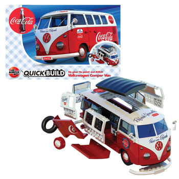 Airfix Quick Build Volkswagen Coca Cola Campervan Airfix Quick Build Volkswagen Coca Cola Campervan