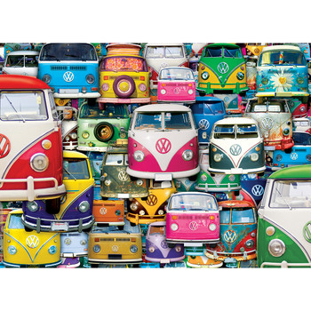 Volkswagen Funky Jam 1000 Piece Campervan Puzzle Volkswagen Funky Jam 1000 Piece Campervan Puzzle