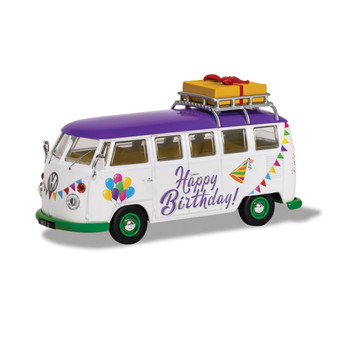 Volkswagen Corgi Diecast Happy Birthday Campervan 