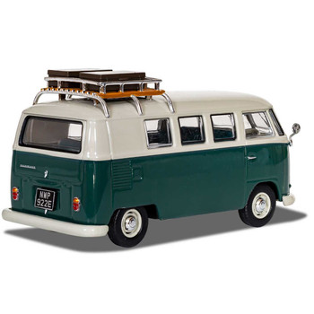 Volkswagen Corgi Diecast Type 2 Green Devon Caravette Campervan 