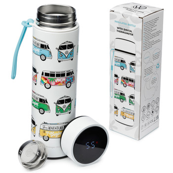 Volkswagen Multi Campervan Digital Thermometer Insulated Drinks Flask