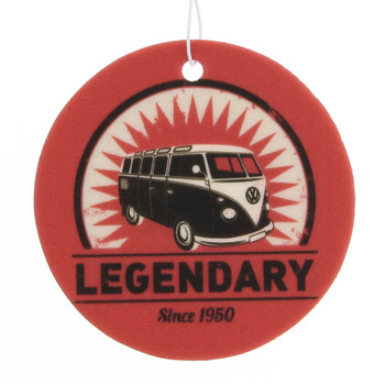 VW Campervan Legendary Red Air Freshener - Vanilla