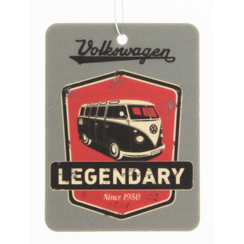 VW Campervan Legendary Grey Air Freshener - Cherry