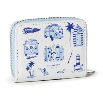 Volkswagen Campervan Blue Explore More Zipper Purse