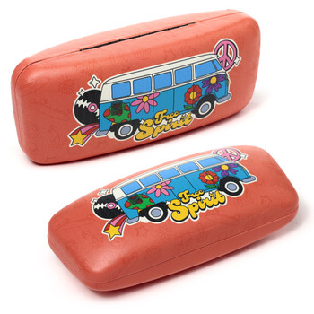 Volkswagen Retro Red Campervan Sunglasses Case
