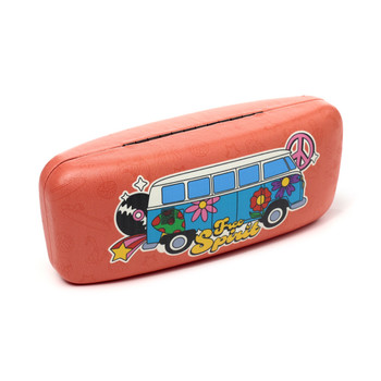 Volkswagen Retro Red Campervan Sunglasses Case