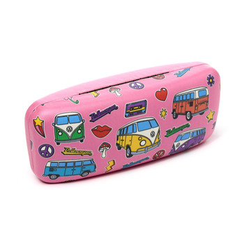 Volkswagen Retro Pink Campervan Sunglasses Case