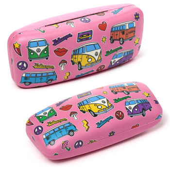 Volkswagen Retro Pink Campervan Sunglasses Case