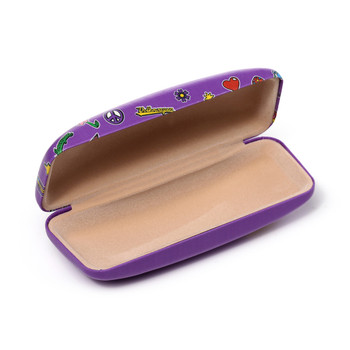 Volkswagen Retro Purple Campervan Sunglasses Case