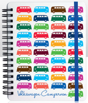 VW Multi Coloured Campervan Notepad VW Multi Coloured Campervan Notepad