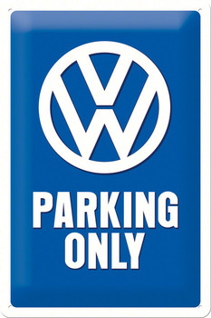 Official VW Parking Only Metal Sign