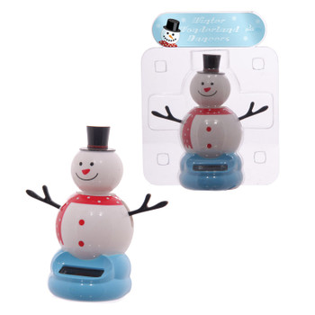 Solar Powered Dancing Snowman